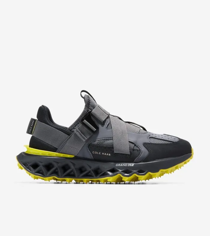 5ZERGRAND Monk Strap Running Shoes Gray Pinstripesulphur Springblack Men Cole Haan Sneakers 5ZERGRAND Monk Strap Running Shoes Gray Pinstripesulphur Springblack Men Cole Haan Sneakers