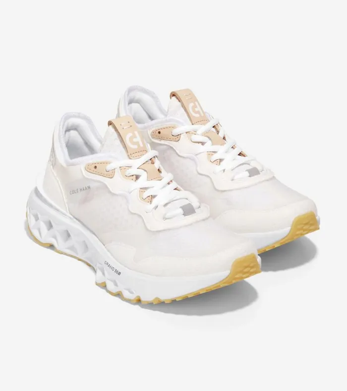 5ZERGRAND Running Shoes Optic Whitebleached Tan Women Cole Haan Running Shoes