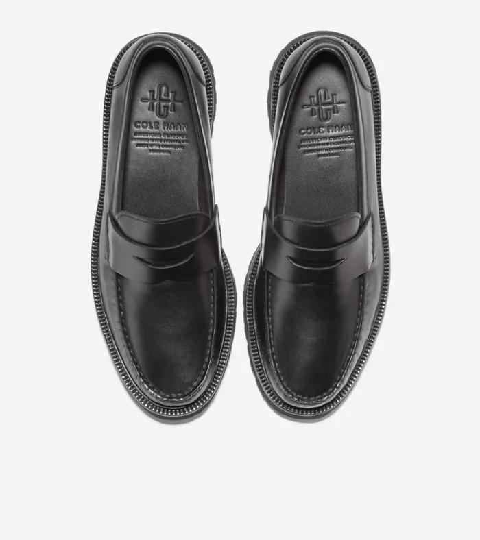 American Classics Penny Loafer Black Men Cole Haan Loafers and Drivers