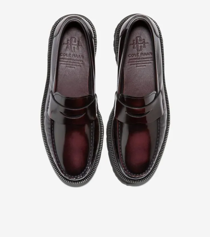 American Classics Penny Loafer Deep Burgundyblack Men Cole Haan Loafers and Drivers