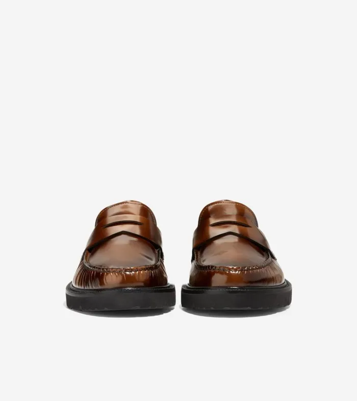 American Classics Penny Loafers Dark Chocolate Brushoffblack Men Cole Haan Loafers and Drivers