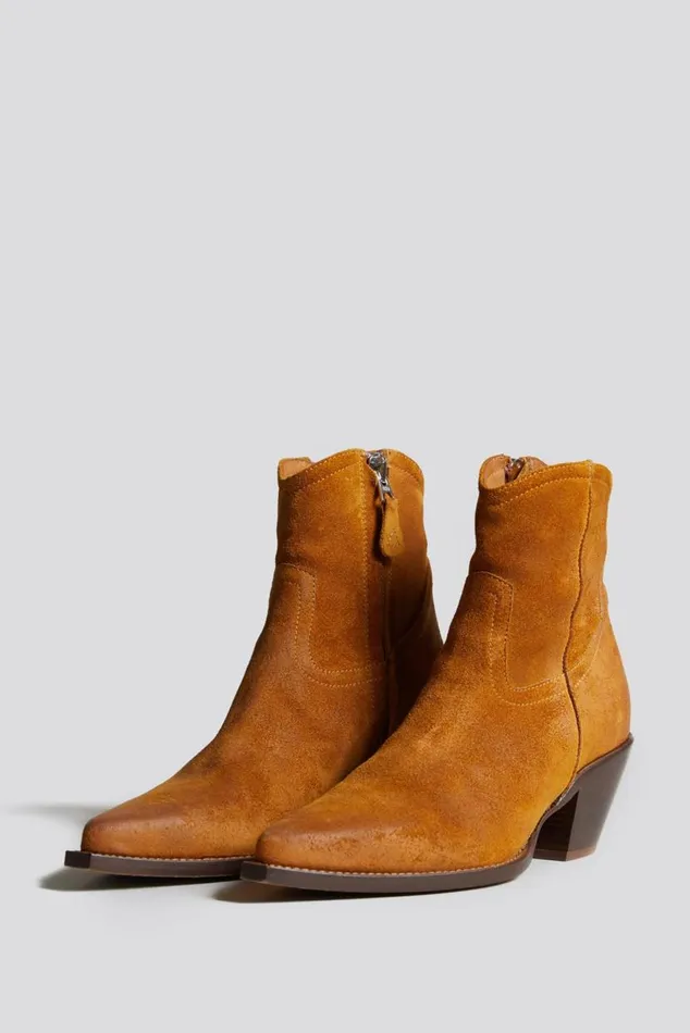 ANKLE COWBOY BOOT 8211 LIGHT BROWN Women R13 Shoes
