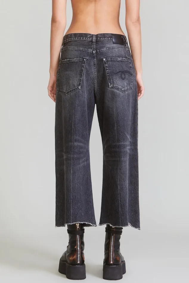 ANKLED D039ARCY JEAN 8211 EVERIT BLACK Women R13 Denim