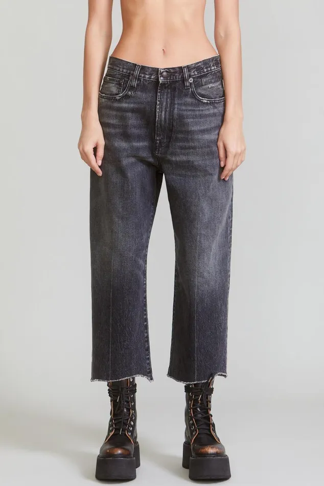 ANKLED D039ARCY JEAN 8211 EVERIT BLACK Women R13 Denim