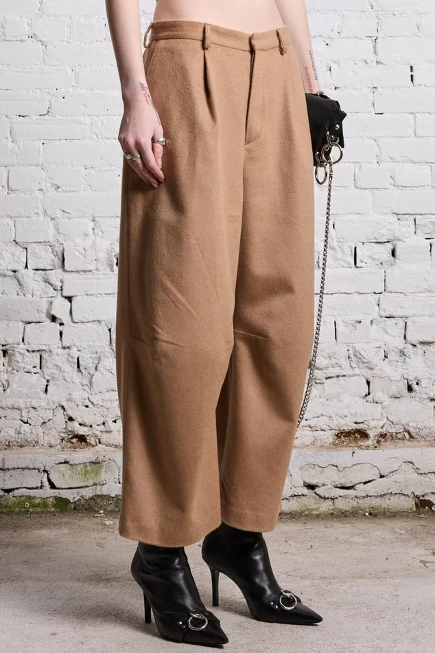 ARTICULATED KNEE TROUSER 8211 CAMEL Women R13 Pants and Shorts