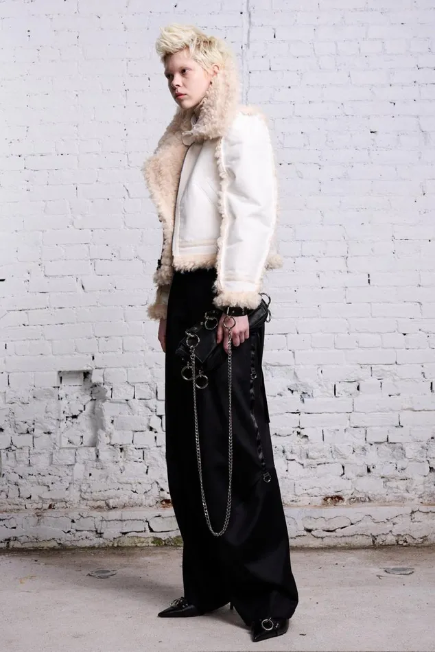 ARTICULATED TUXEDO TROUSER 8211 BLACK Women R13 Pants and Shorts