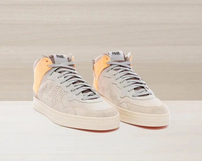 BaliHi Orange Men P448 High Tops BaliHi Orange Men P448 High Tops