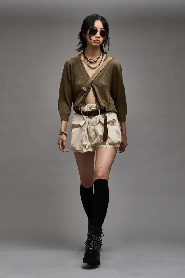 BALLOON CARDIGAN 8211 OLIVE Women R13 Sweaters