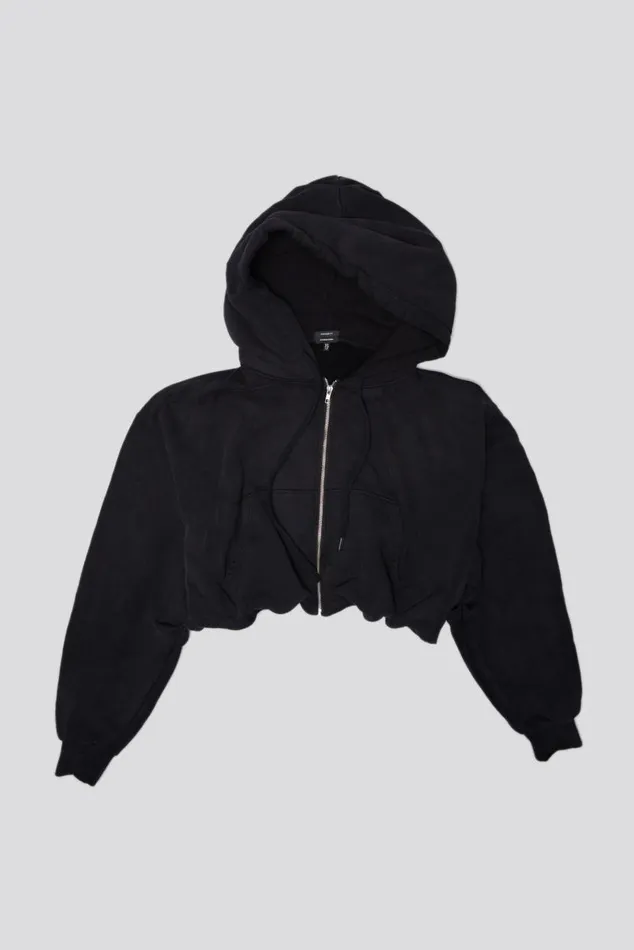 BALLOON ZIPUP HOODIE 8211 BLACK Women R13 Tops