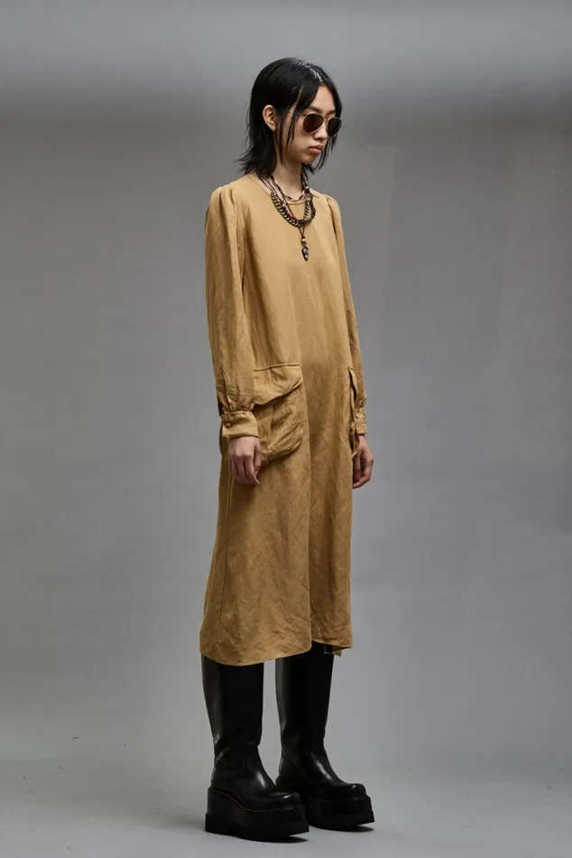 BELLOW POCKET DRESS 8211 KHAKI Women R13 Dresses and Skirts