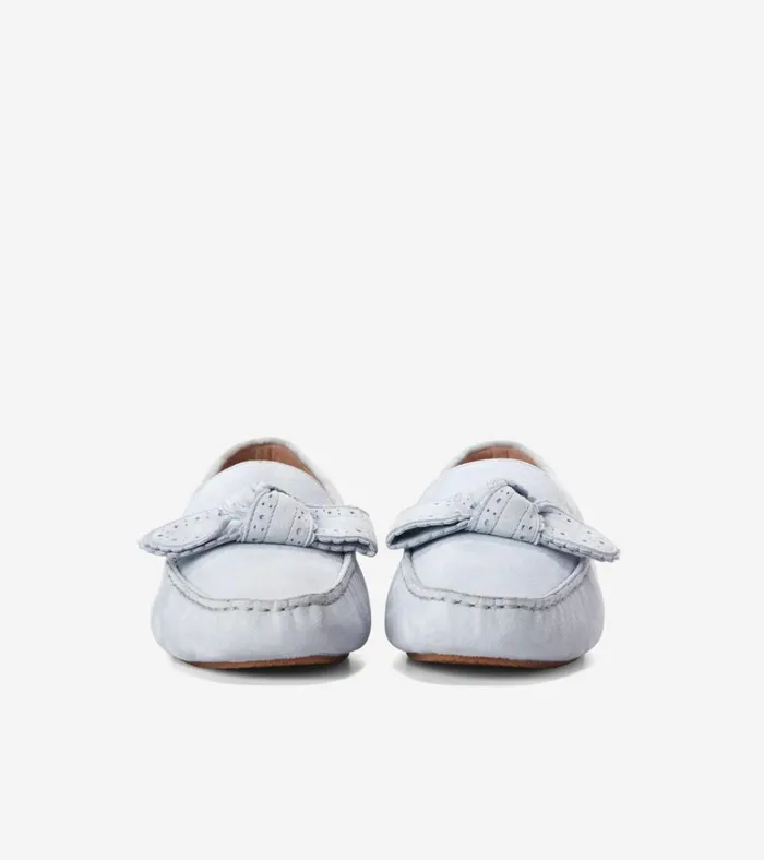 Bellport Bow Drivers Heather Blue Women Cole Haan Loafers and Drivers