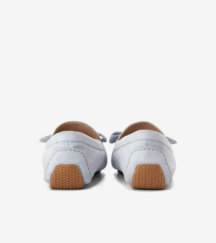 Bellport Bow Drivers Heather Blue Women Cole Haan Loafers and Drivers