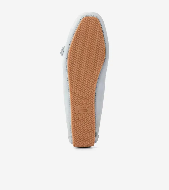 Bellport Bow Drivers Heather Blue Women Cole Haan Loafers and Drivers