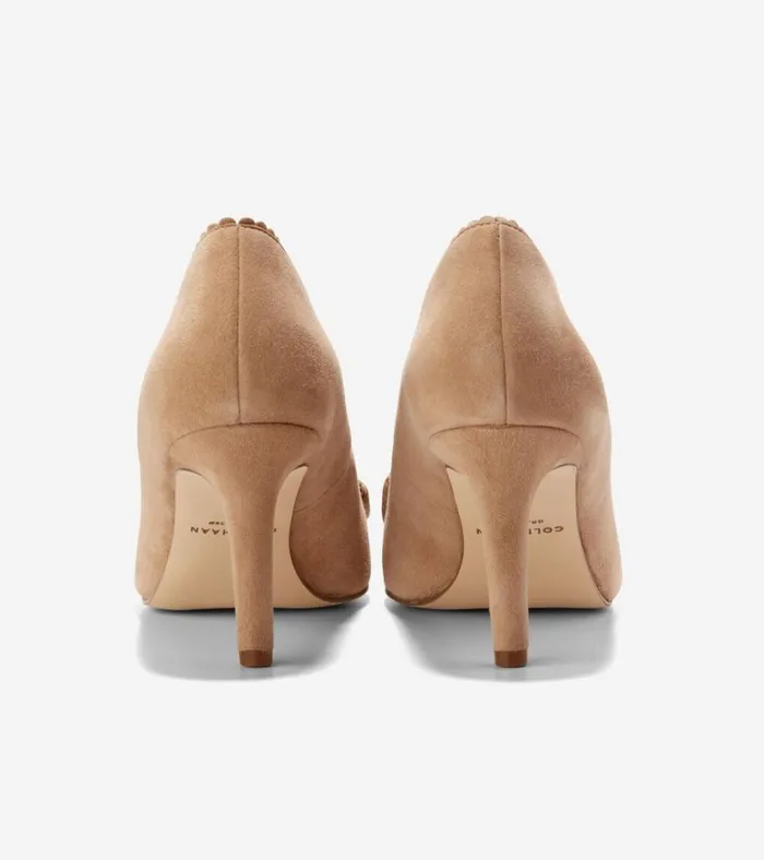 Bellport Bow Pumps Blush Tan Women Cole Haan Heels and Pumps