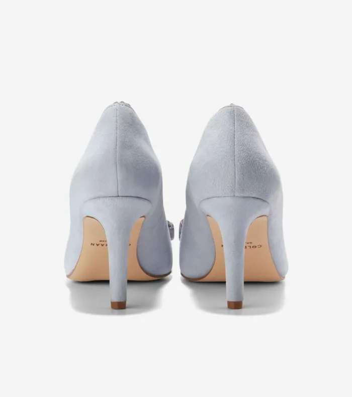 Bellport Bow Pumps Heather Blue Women Cole Haan Heels and Pumps