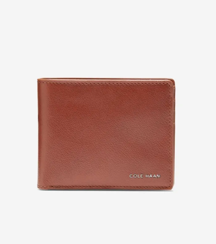 Boxshine Extra Capacity Wallet Cognac Men Cole Haan Wallets