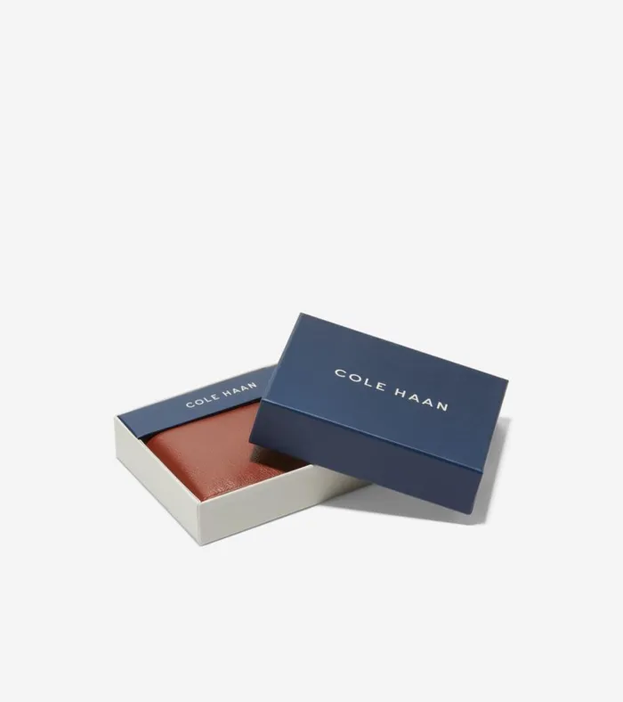 Boxshine Extra Capacity Wallet Cognac Men Cole Haan Wallets
