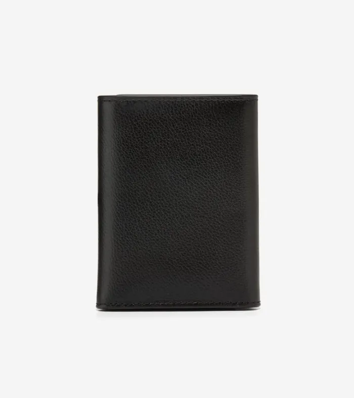 Boxshine Trifold Wallet Black Men Cole Haan Wallets