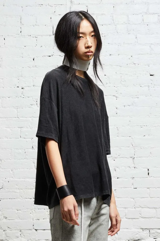 BOXY T 8211 ACID BLACK Women R13 Tops