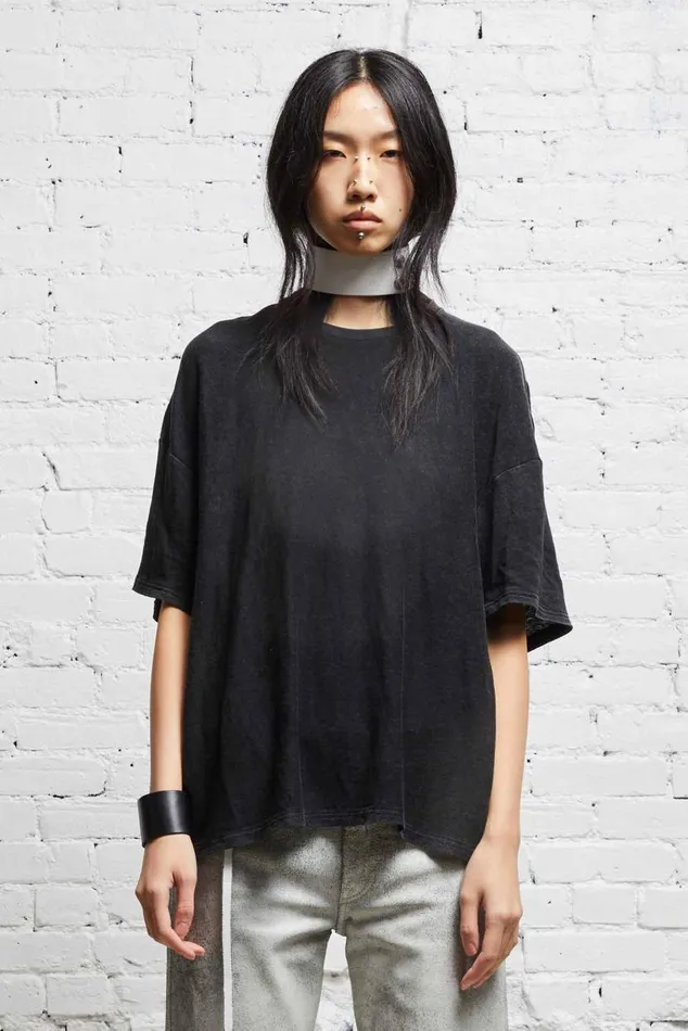 BOXY T 8211 ACID BLACK Women R13 Tops