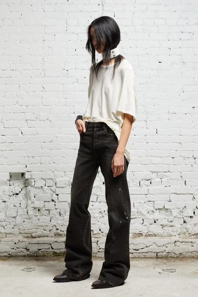 BOXY T 8211 ECRU Women R13 Tops