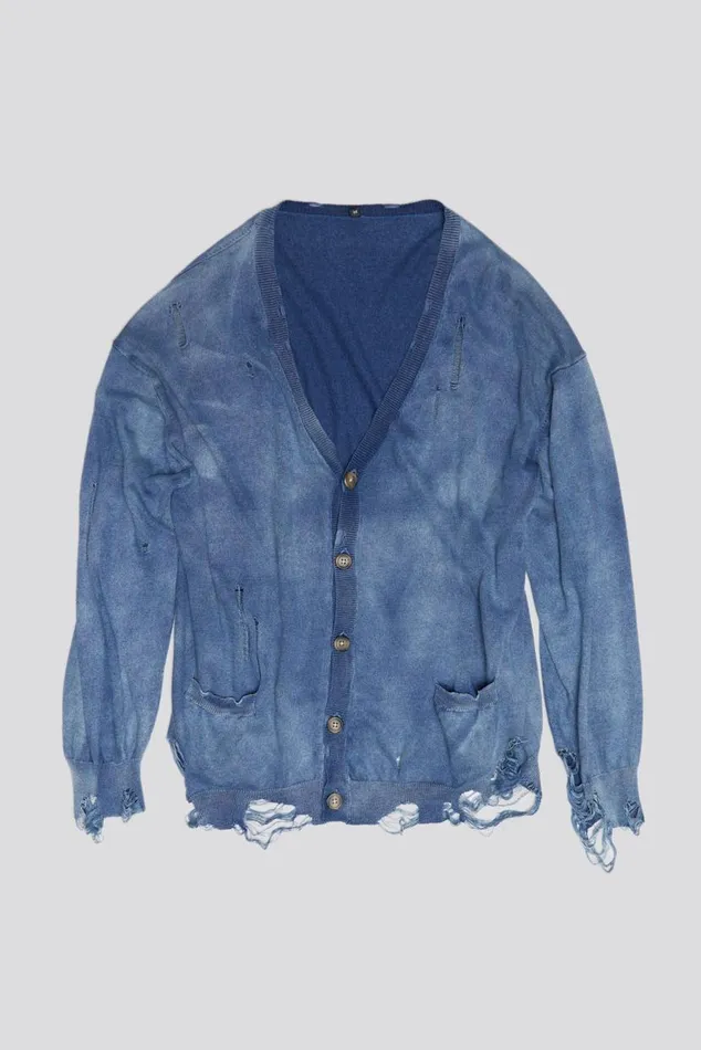BOYFRIEND CARDIGAN 8211 DARK INDIGO Women R13 Sweaters