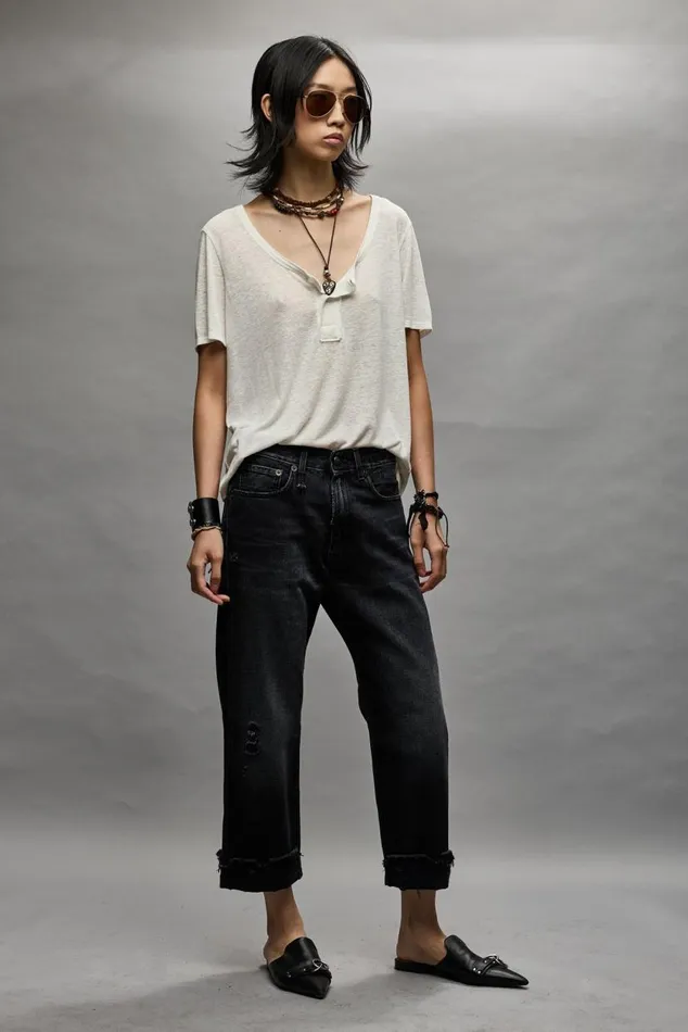 Boyfriend Jean 8211 Jake Black Women R13 Denim