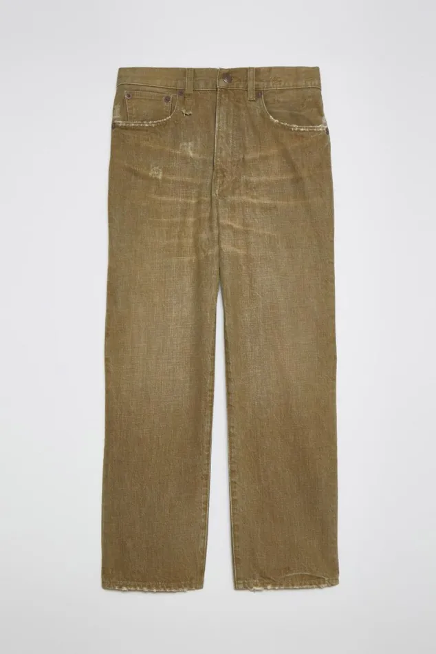 BOYFRIEND JEAN 8211 MOSS GREEN Women R13 Denim