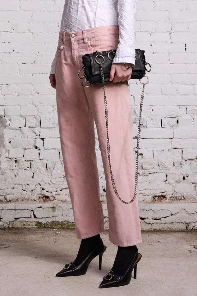 BOYFRIEND JEAN 8211 PINK VELVET Women R13 Denim
