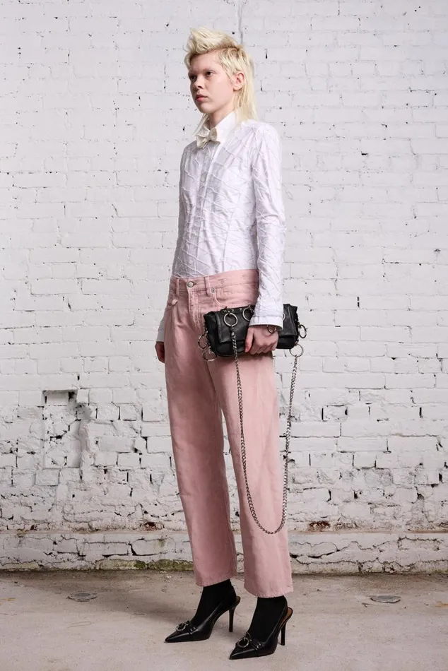 BOYFRIEND JEAN 8211 PINK VELVET Women R13 Denim