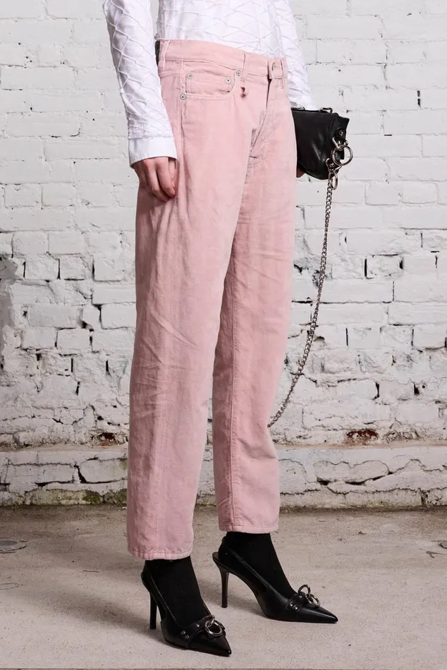 BOYFRIEND JEAN 8211 PINK VELVET Women R13 Denim