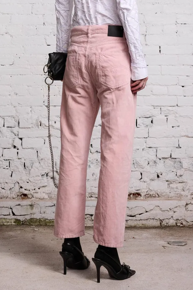 BOYFRIEND JEAN 8211 PINK VELVET Women R13 Denim