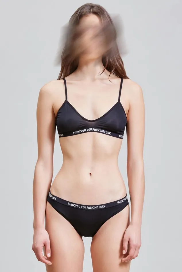 BRALETTE 8211 BLACK UNDERWEAR Women R13 Accessories