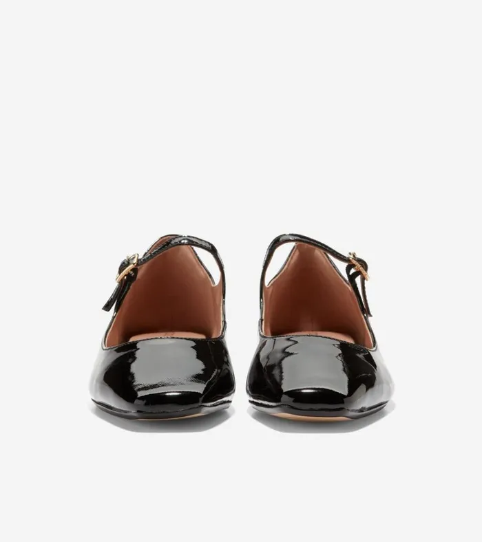 Bridge MaryJane Ballet Flats Black Patent Women Cole Haan Flats and SlipOns