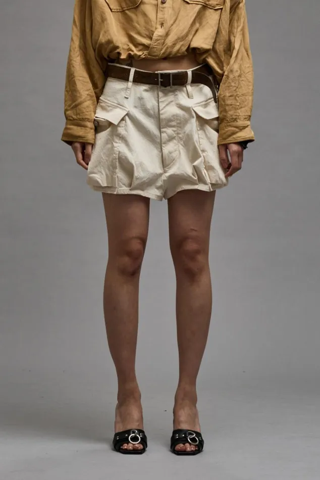 BUBBLE SKORT 8211 NATURAL Women R13 Pants and Shorts