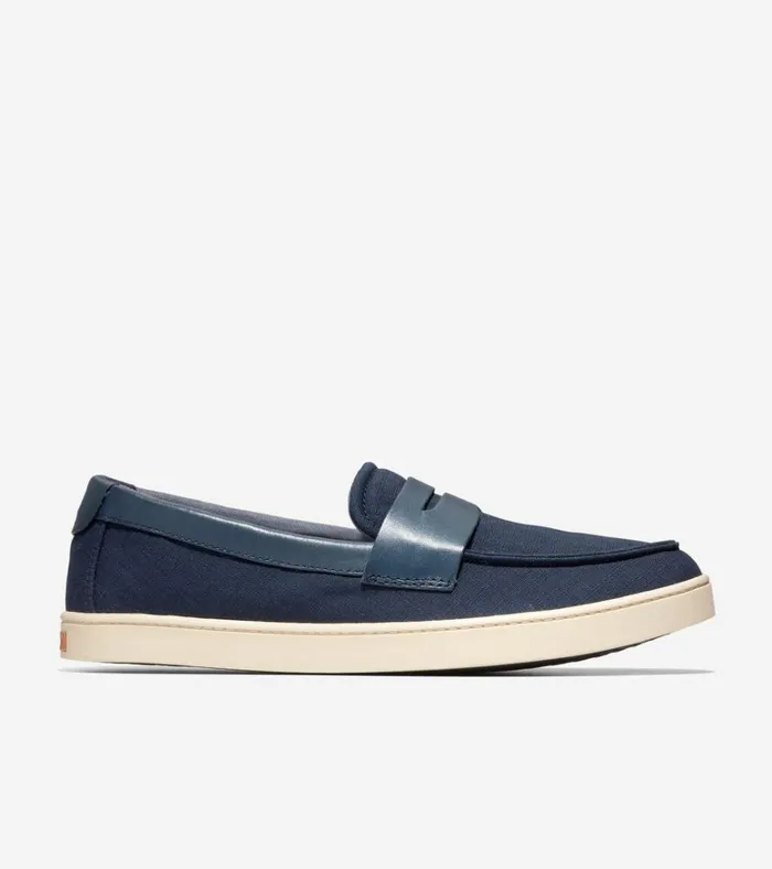 Canvas Pinch Weekender Penny Loafers Navy Blazer Blueangora Men Cole Haan Loafers and Drivers
