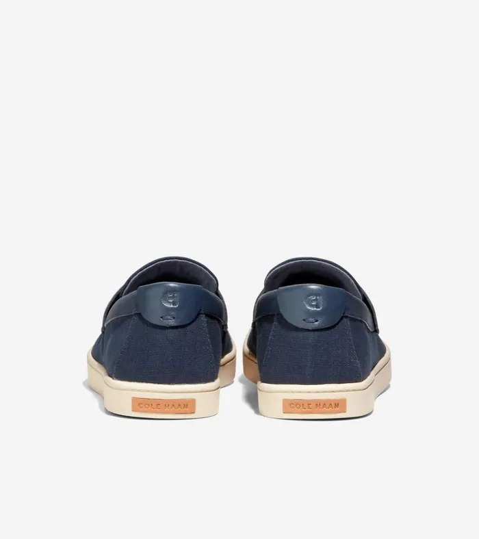 Canvas Pinch Weekender Penny Loafers Navy Blazer Blueangora Men Cole Haan Loafers and Drivers