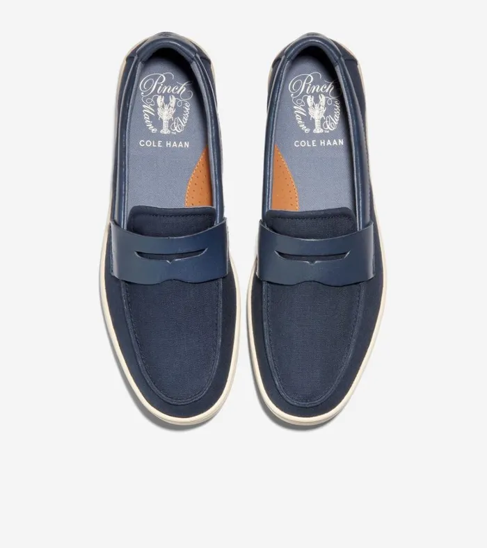 Canvas Pinch Weekender Penny Loafers Navy Blazer Blueangora Men Cole Haan Loafers and Drivers
