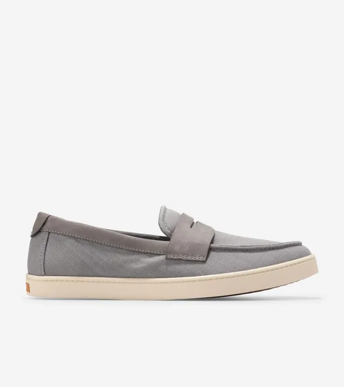 Canvas Pinch Weekender Penny Loafers Titaniumangora Men Cole Haan Loafers and Drivers Canvas Pinch Weekender Penny Loafers Titaniumangora Men Cole Haan Loafers and Drivers