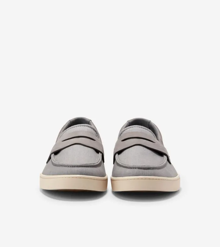 Canvas Pinch Weekender Penny Loafers Titaniumangora Men Cole Haan Loafers and Drivers