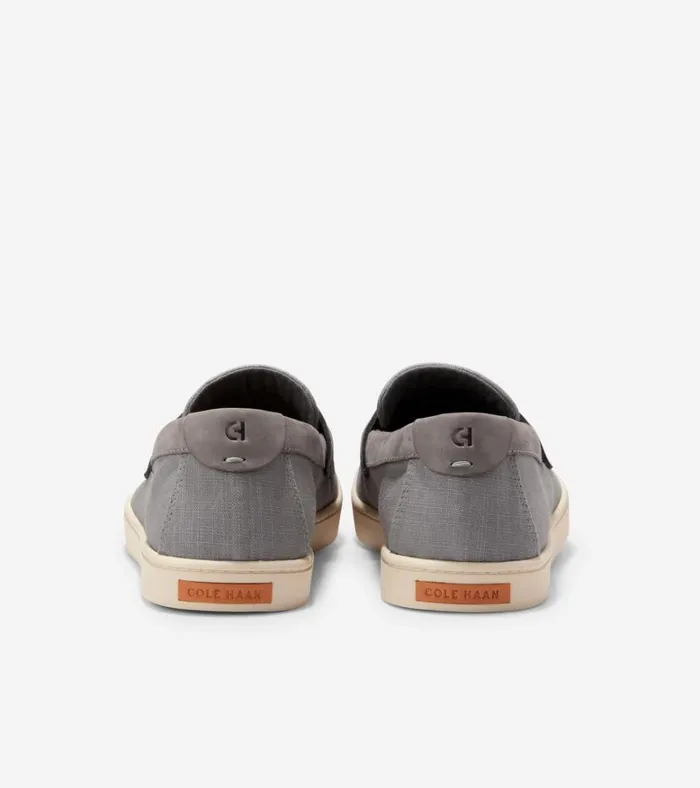 Canvas Pinch Weekender Penny Loafers Titaniumangora Men Cole Haan Loafers and Drivers