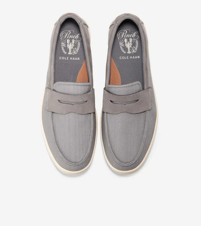 Canvas Pinch Weekender Penny Loafers Titaniumangora Men Cole Haan Loafers and Drivers