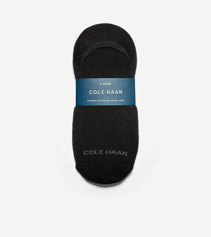 Casual Cushion Sock Liner 2 Pack Black Men Cole Haan Socks Casual Cushion Sock Liner 2 Pack Black Men Cole Haan Socks