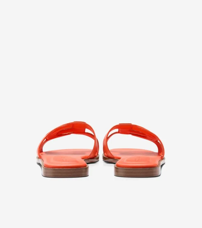 Chrisee Slide Sandals Nasturtium Orange Women Cole Haan Sandals