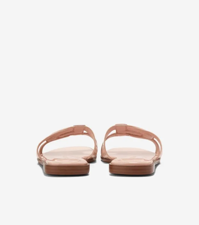 Chrisee Slide Sandals Porcelain Patent Women Cole Haan Sandals