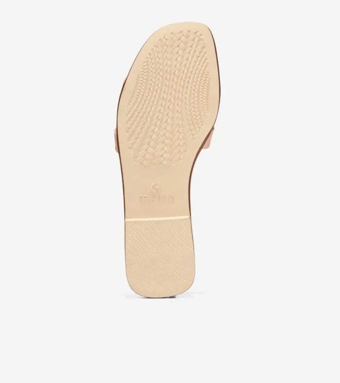 Chrisee Slide Sandals Porcelain Patent Women Cole Haan Sandals
