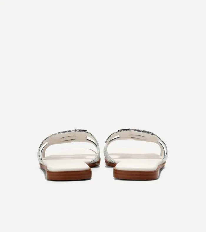 Chrisee Slide Sandals Snake Printivory Women Cole Haan Sandals