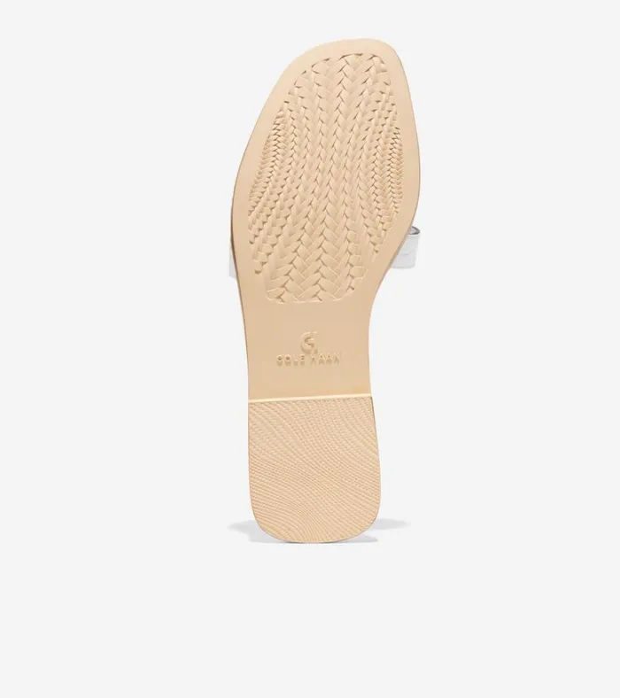 Chrisee Slide Sandals White Croc Women Cole Haan Sandals