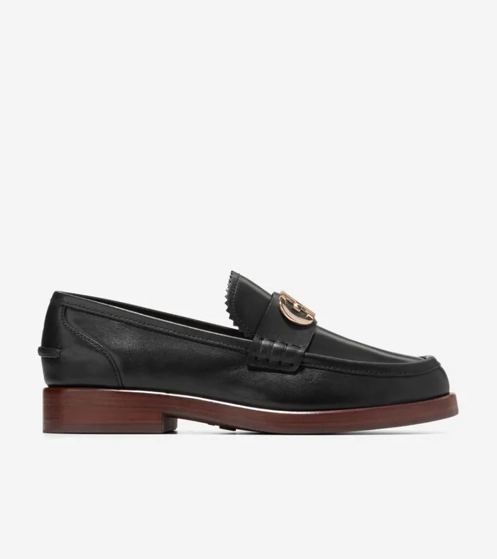 Christyn Penny Loafers Blackgold Women Cole Haan Loafers and Drivers