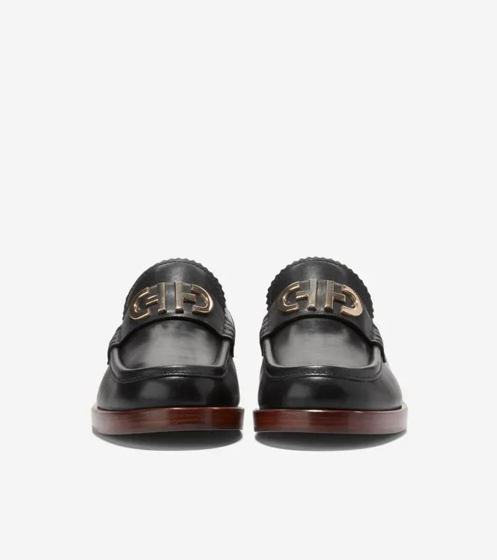 Christyn Penny Loafers Blackgold Women Cole Haan Loafers and Drivers